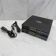 2 LOT - HP ARUBA 2530-8 PoE+ 8-Port Fully Man...