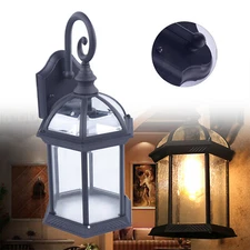 Outdoor Wall Light Retro Exterior Wall Lantern Waterproof Sconce Porch Lights