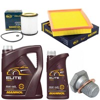 MotoröL Filter Set 5W40 6 Liter + ÖLablassschraube FüR BMW 4 Cabriolet 428I F33