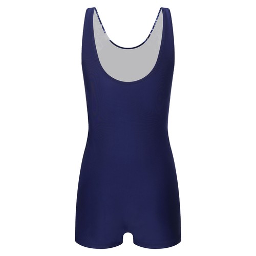 Women Swimsuit Tankinis Swimwear Athletic Monokini One-piece Leotard Boyleg - Picture 23 of 37
