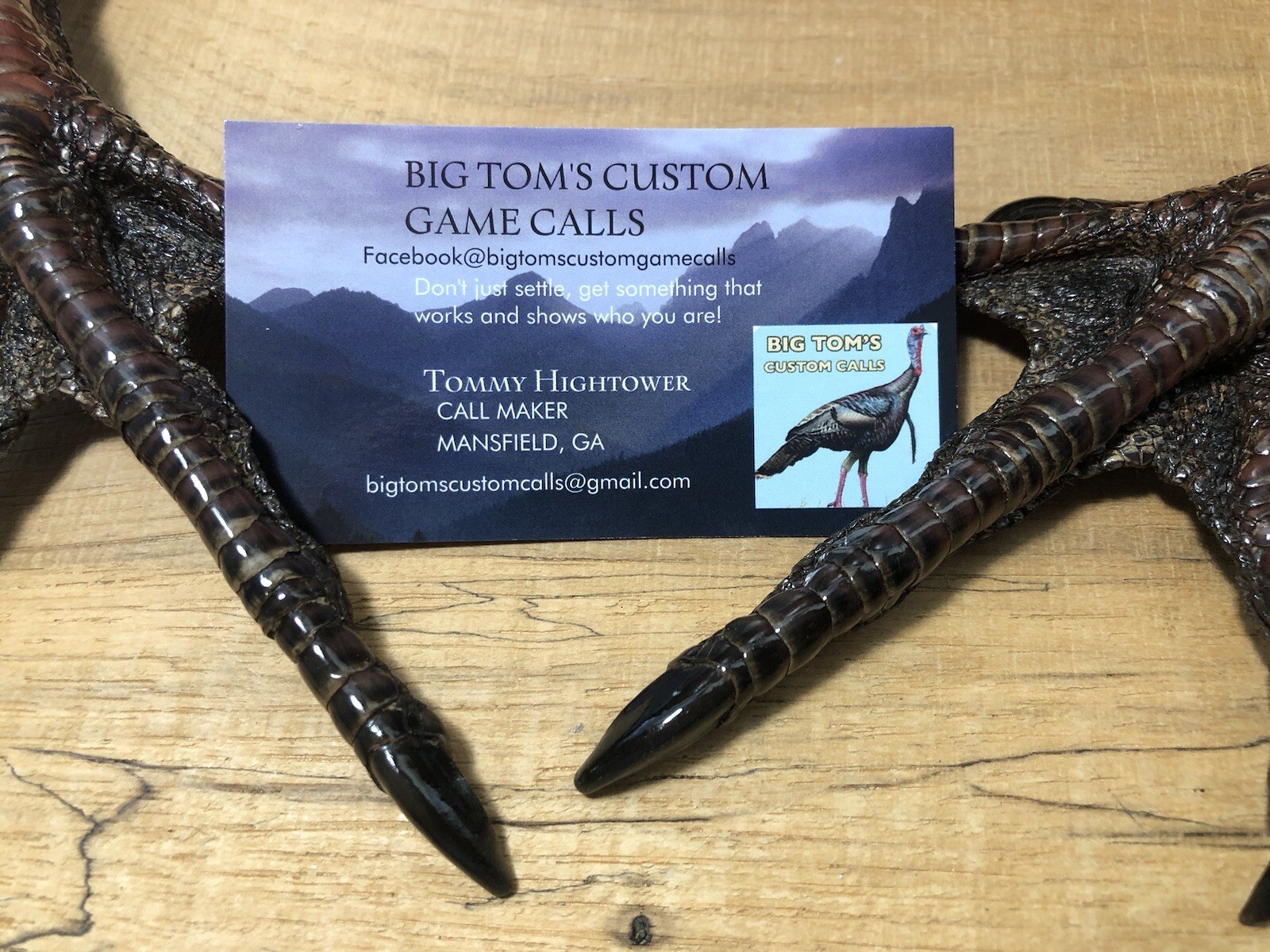 Big Tom’s Glass Friction Turkey Call Conditioning Stone and Hickory