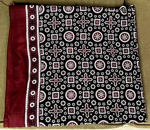 Chal Sindhi Ajrak De Algodón Puro Para Hombres Y Mujeres Con