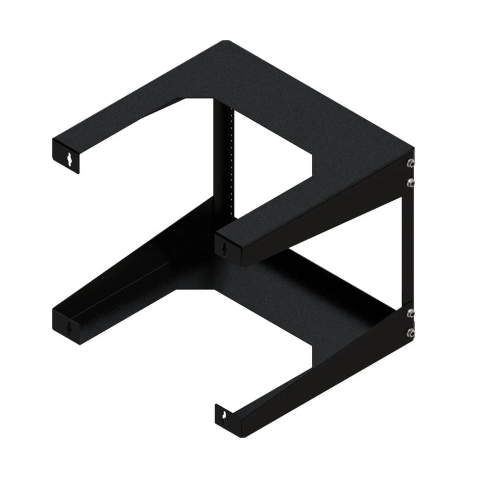 ICC Wall Mount Rack with 8 Rack Mount Spaces (8U) - Heavy-Duty 19" Open Frame... - Image 2 of 4