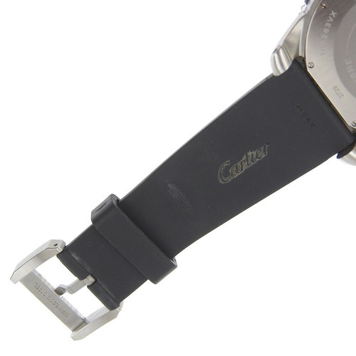 CARTIER Calibr Diver W7100056 Case: 48mm x 45mm Men's Used Watch #121310 - Picture 7 of 8