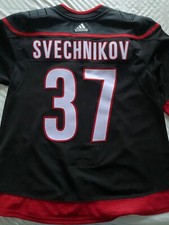 Carolina Hurricanes Adidas Andrei Svechnikov Black Jersey Pro Size 56 Primegreen
