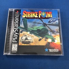 Strike Point (Sony PlayStation 1, 1996) PS1 Complete CIB + Manual Tested