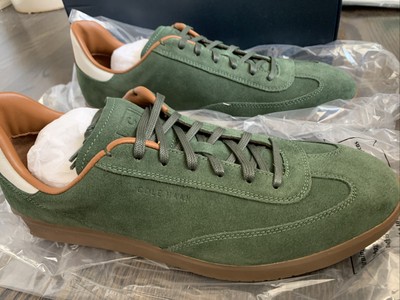 green suede sneakers mens