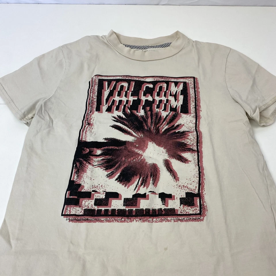 Lote De 2 Camisetas Volcom Jóvenes Niños L Grandes Cuello Redondo Manga Corta Gráficas Paquete Foto 3 de 4