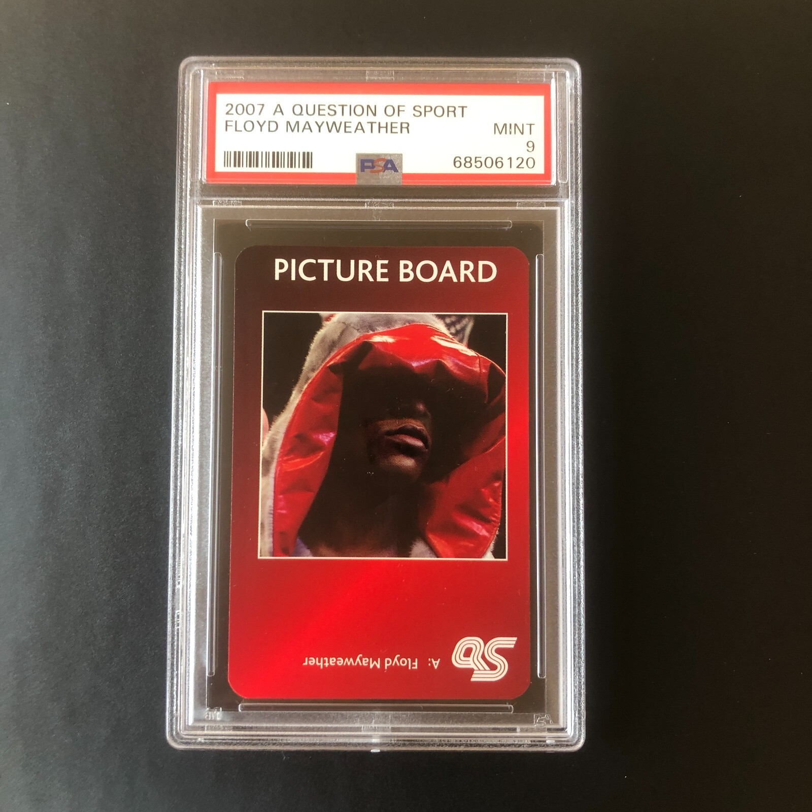Floyd Mayweather 2007 A Question of Sport Boxing PSA 9 Mint Pop 9 (C) view 2
