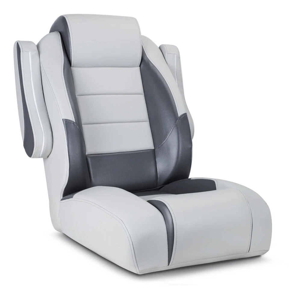 NORTHCAPTAIN Pontão Reclinável Cadeira de Capitão Assento Balde, Cinza Claro/Carvão - Imagem 4 de 4