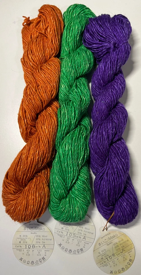 Hilo Mohair de Lana Seda Noro MAIKO Hecho en Japón Asst. colores Foto 2 de 4