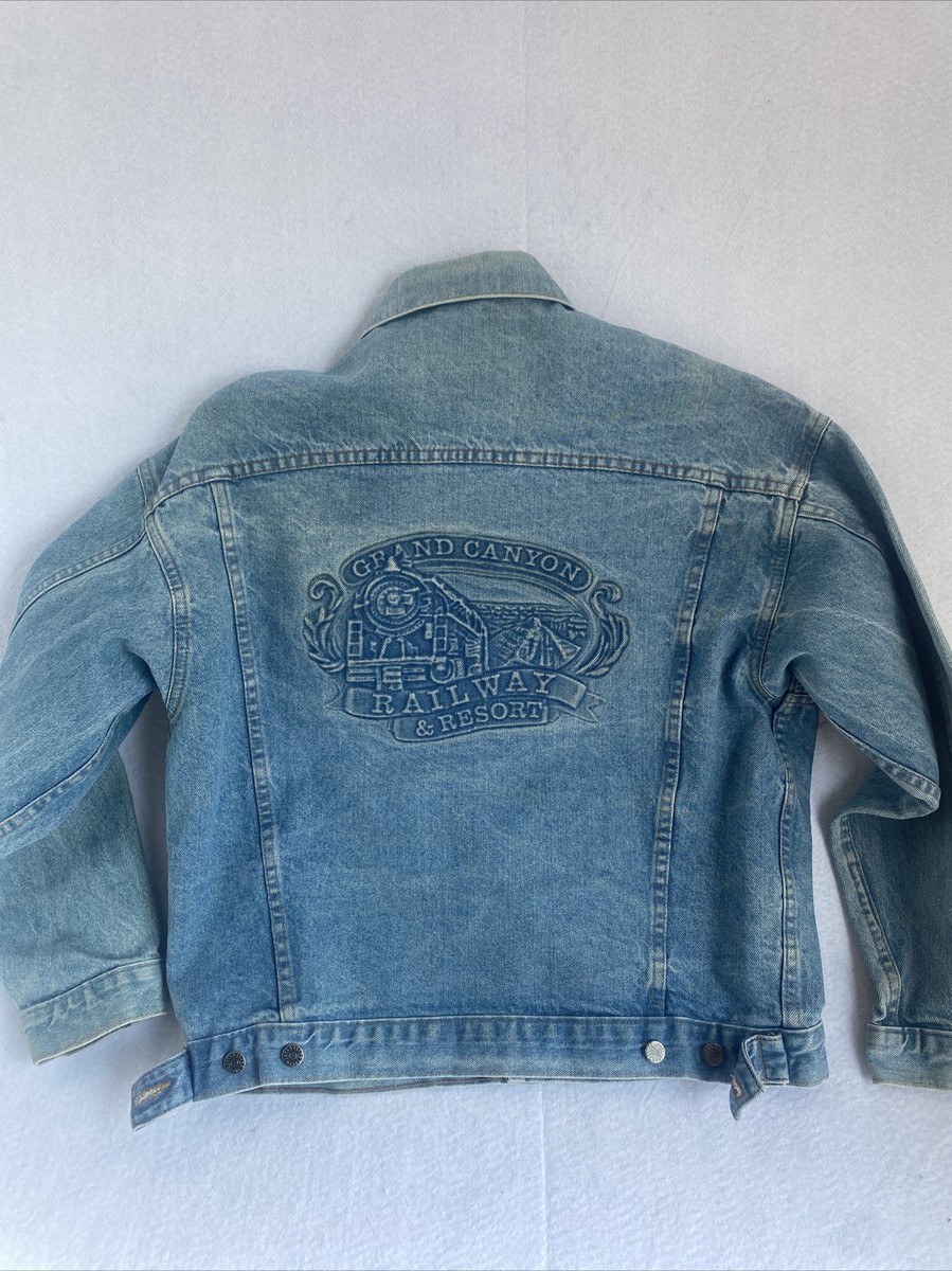 ジャケット・アウター grand canyon GDC weekend setup Medium M Grand Canyon Men's Railway Resort Jean Denim Jacket American