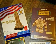 cubic fun empire state building Rokr steampunk ~ LOT 2 educational projects