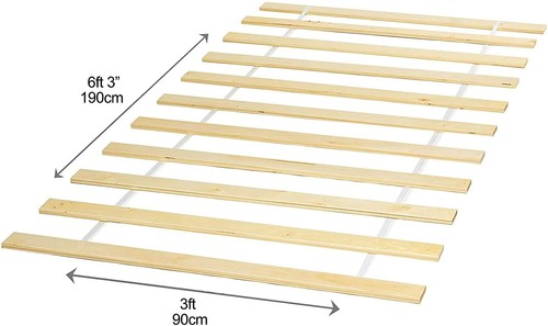 White Solid Wooden Bed Frame Single 4ft Double King Size Bed With Mattress Pine