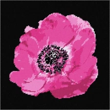Anemone  Needlepoint Kit or Canvas