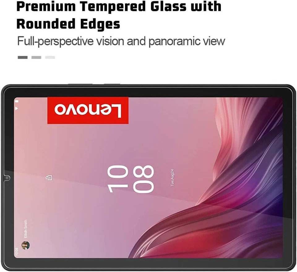2 PACK Screen Protector Lenovo Tab M11 TB330FU M10 5G TB-360ZU M9 Tempered Glass - Image 4 of 4