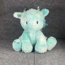 FAO Schwarz Glow Brights Dragon Toy Plush LED w/ Sound - 12" Stuffed Animal