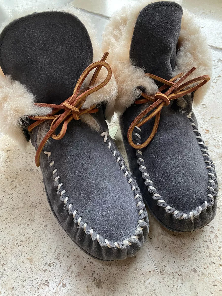 ACORN SLIPPERS WOMEN GRAY 7 NEW eBay