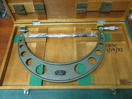 MACHINIST TOOLS * OUTSIDE MICROMETER * MITUTOYO * 103-190 * 0.001 * 13-14