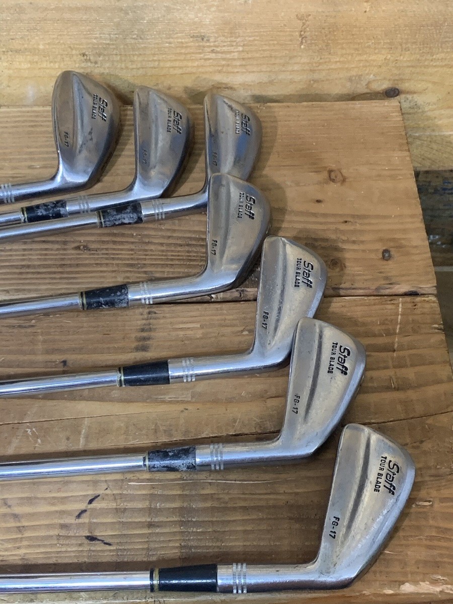 Wilson Staff Grip Made USA ビンテージ TZ GOLF - VINTAGE RARE Wilson Staff Tour BLADES FG-17, 3-PW