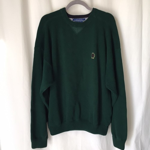 VINTAGE 90s TOMMY HILFIGER Mens Crew 