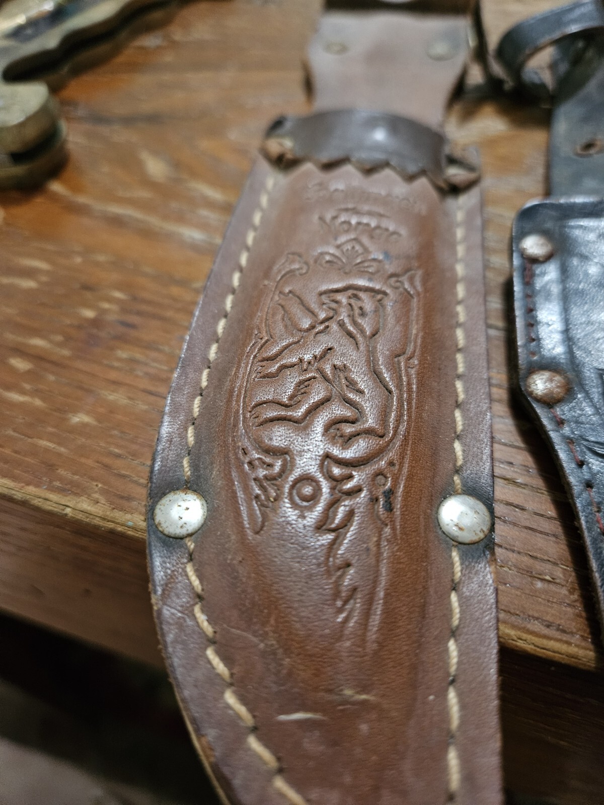3 inch leather knife sheaths eBay