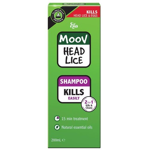 Ego Moov Head Lice & Nit Treatment Shampoo 200ml - 第 1/1 張圖片