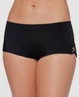 Salt + Cove Women's Juniors' Black Strappy-Side Boy Shorts Swimwear Size XS