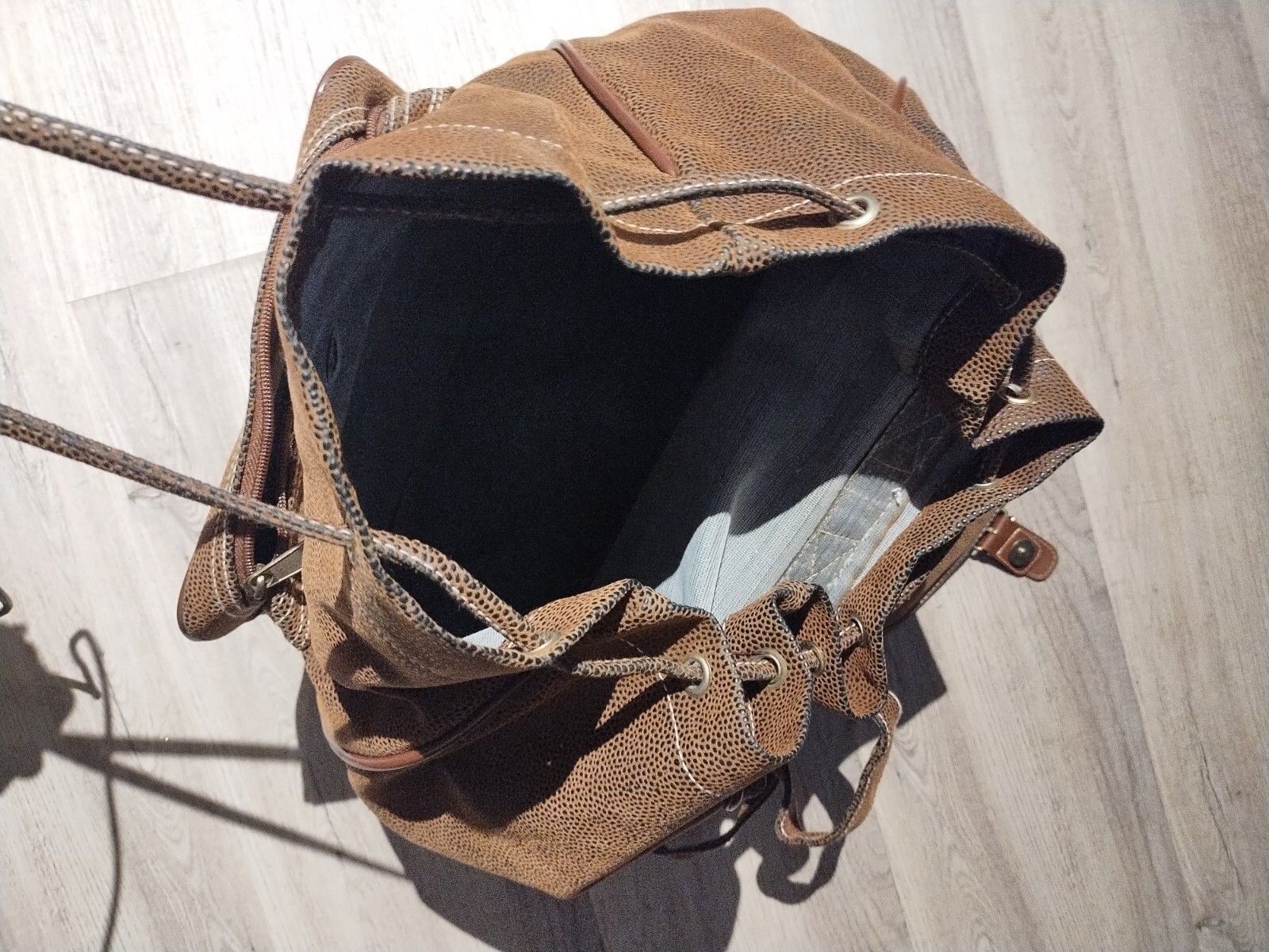 Classical Brown Backpack - image 7