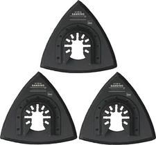 Oscillating Multitool Universal Quick-Release Triangle Sanding Pads for Hook