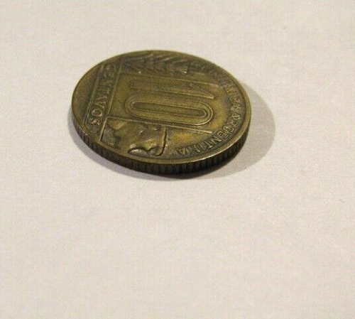 Argentina 1950 10 Centavos Coin - Picture 4 of 5