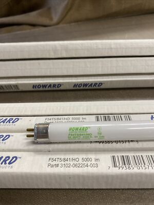 Howard Lighting Products F54T5-841-HO 54 Watt 48 inch T5 Mini Bi-Pin (Lot Of 12)