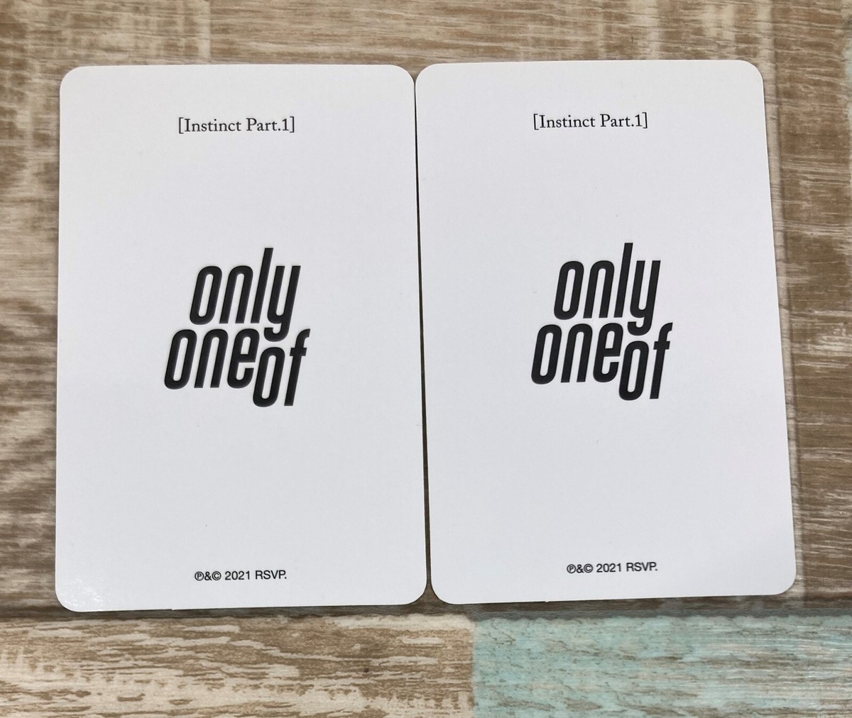 onlyoneof junji Instinct Part.1 Photo card set of 2 k-pop | eBay UK