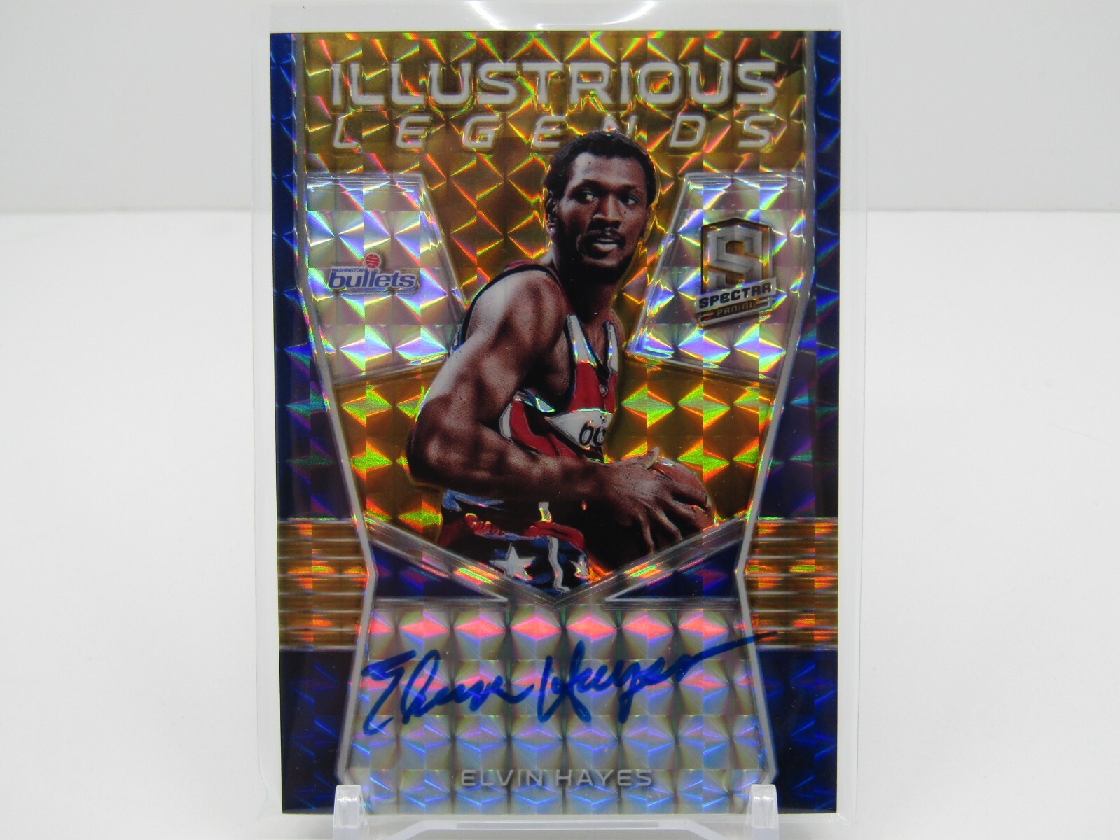 ELVIN HAYES 2018-19 SPECTRA ILLUSTRIOUS LEGENDS AUTOGRAPH AUTO GOLD #2/5 SP!!