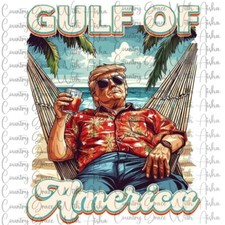 Sublimation Transfer Trump Gulf America Ready To Press Paper Ink Heat Transfer