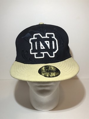 notre dame new era fitted hats