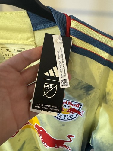 New York Red Bulls Authentic Home Football Shirt 2023 / 24 Genuine BNWT Mens XL - Picture 9 of 14