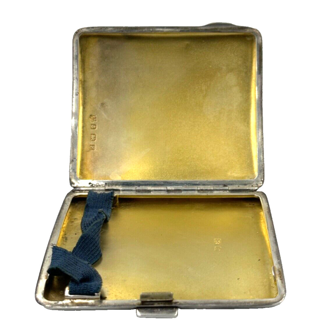 1920 cigarette case English Silver 925 Cigarette Case Antique Vintage 1920s