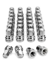 14x1.5 Ford OEM Lug Nut, Mag Seat One-Piece Stock Design Wheel Lug Nut with W...
