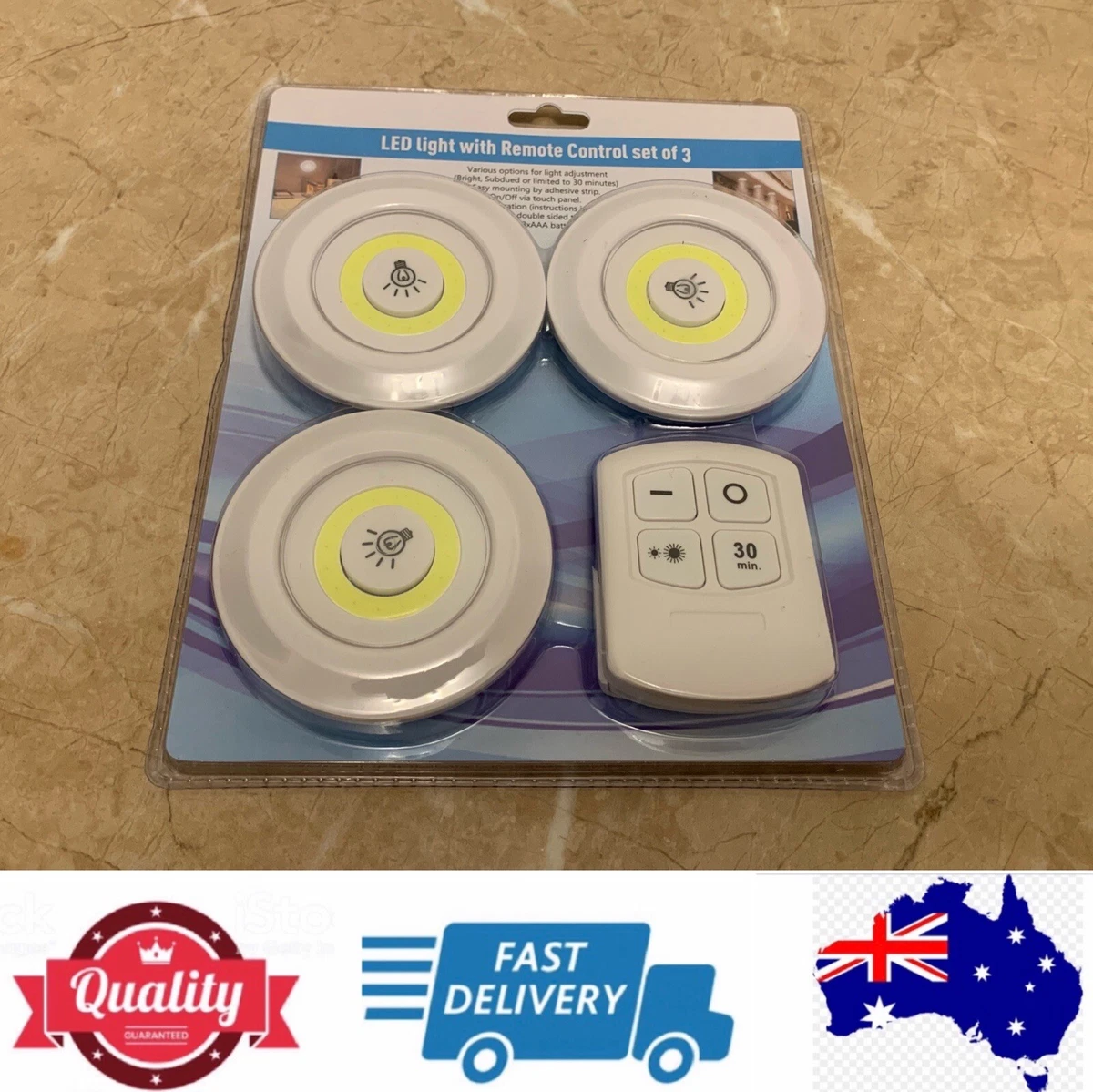 3pc cob sale light remote control