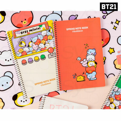 BTS BT21 Official Authentic Goods Spring Note Book minini Ver 172