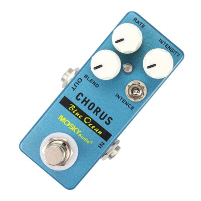 True Bypass Full Metal Shell Guitar Mini Blue Ocean Chorus Guitar Effect Pedal