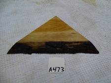# A473 rustic wooden self live edge sanded and sealed with keyholes USA made