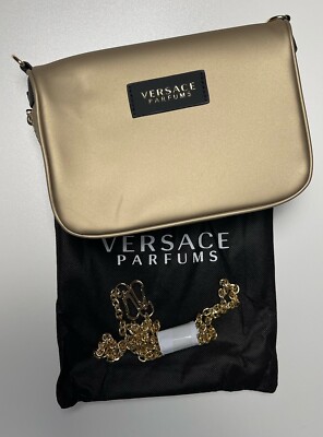 VERSACE Parfums, Tasche, Kosmetiktasche, Kettenriemen, Neu mit Staubbeutel