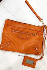 balenciaga wristlet clutch