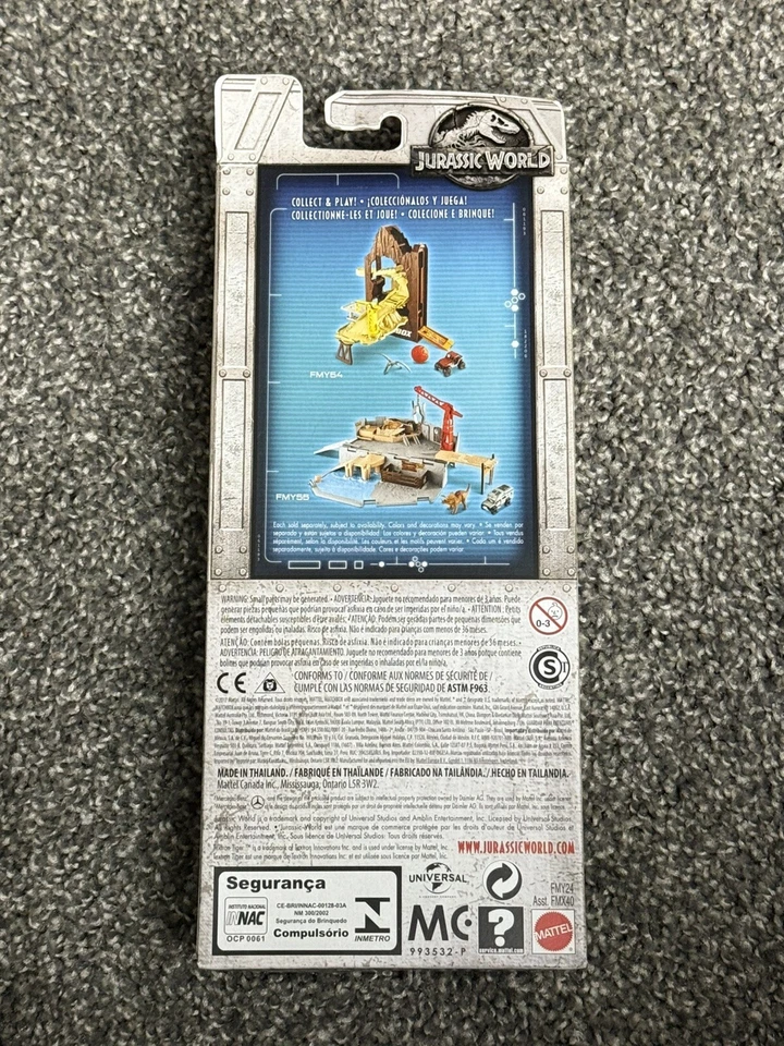 Juego Matchbox Jurassic Park World Explorer Submarino Triceratops Jeep Tierra Mar Foto 2 de 2