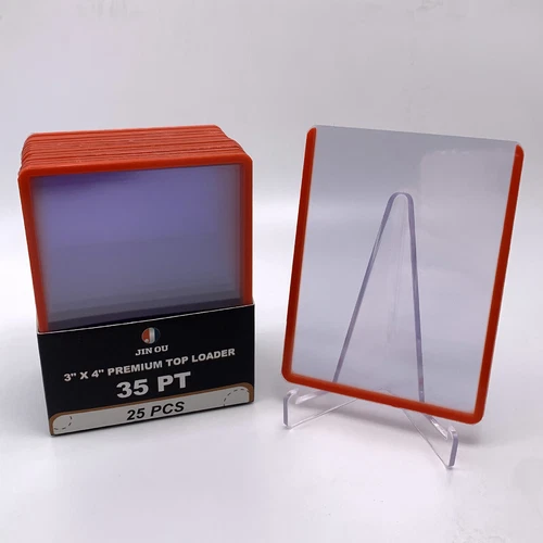 10/20/50 Pcs Clear Acrylic Trading Card Stands Coins Sports Cards Display Holder - Picture 3 of 12