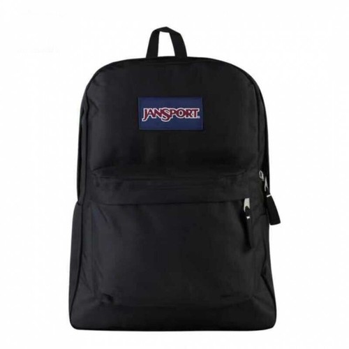 Brand New Jansport SuperBreak Classic School Backpack-Black - Picture 3 of 3