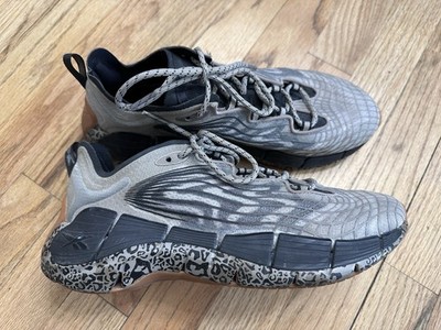 REEBOK Women ZIG KINETICA II FY7061 Boulder Gray Black Running Shoes 8.5