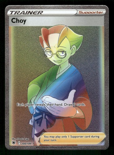 Choy 200/189 Secret Rare, Holo Pokemon SWSH10: Astral Radiance